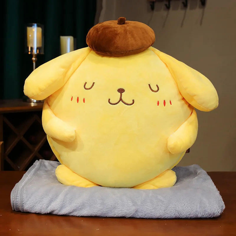 40cm Pompompurin Plush Toys Anime Peripherals Lovely Soft Stuffed Animal Pillow Room Decor Doll Kawaii Children Birthday Gifts