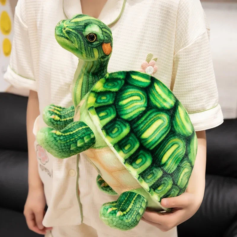 Realistic Turtle Doll Pillow Gives Girls Hot Selling Cute Simulation Cartoon Tortoise Plush Toy Children Toy Gifts for Festivals