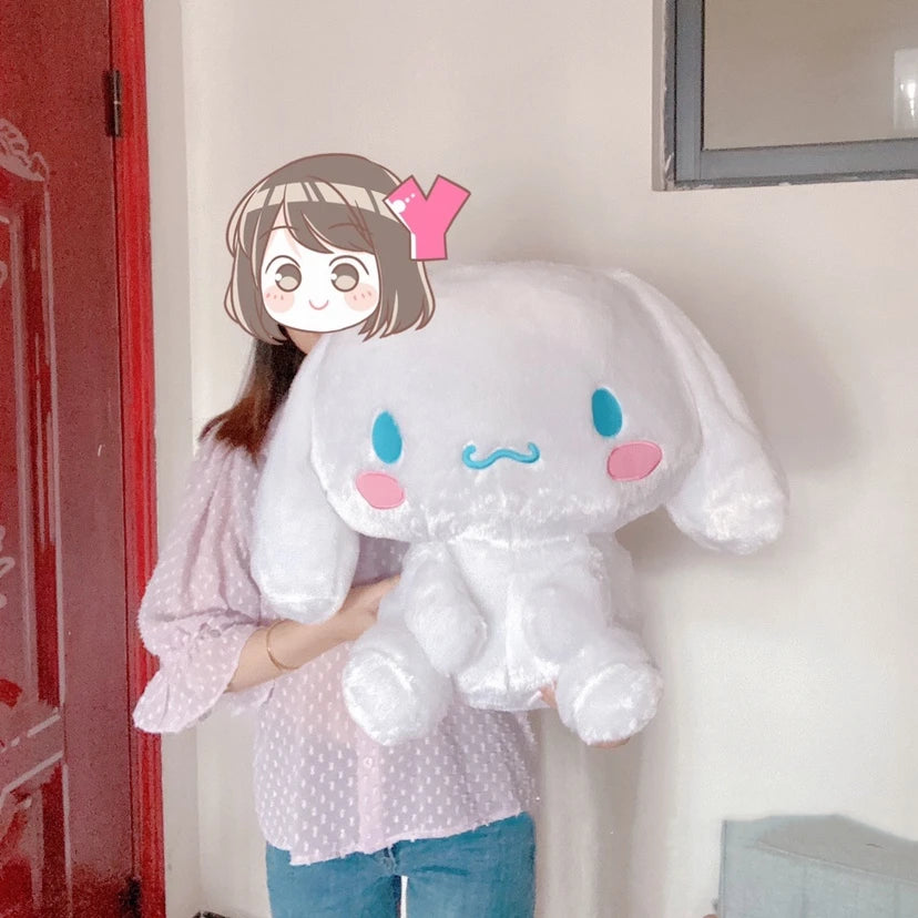 Cute Smiling Cinnamoroll Plush Toy Stuffed Anime Lovely Japanese style Plushies Kawaii Hug Plsuhies Girly Home Decor Xmas Gifts