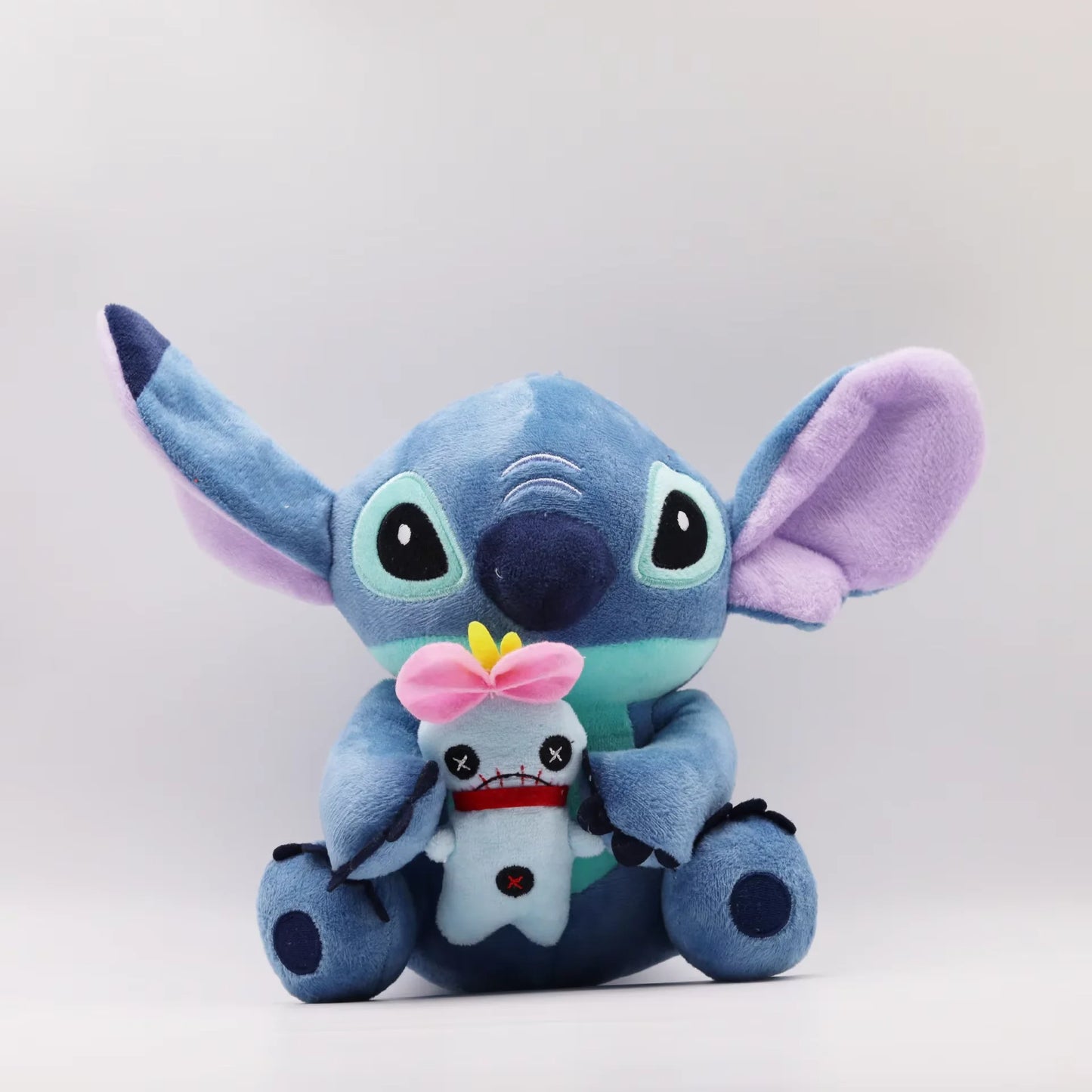 Disney Cartoon Blue Pink Stitch Plush Dolls Anime Toys Lilo and Stitch Stich Plush Stuffed Toys Christmas Gifts for Kids