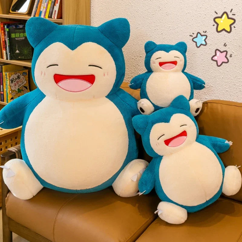 85 Cm  Big Size Pokemon Rabbit Fur Snorlax Doll Plush Animal Plush Toy Stuffed Animal Kawaii Room Decoration Toy Plushies Gift