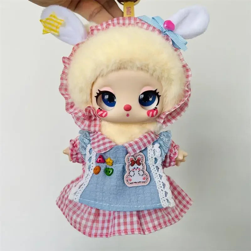 For 17 cm Liila Lucky cat clothes New plush clothing outfit customized Dolls Accessories Cute Decoration