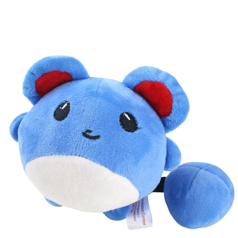 Cute Azurill Marill Azumarill Plush Toy Pokemon peluche Stuffed Doll Evolutionary Chain Blue Water Polo Elf Children's Day Gift