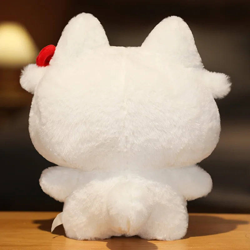 Cute Sosoroun Big Face Rabbit Plush Toy Kawaii Stuffed Animal Korean Style Bunny Doll Furry Huggable Cartoon Doll Birthday Gifts