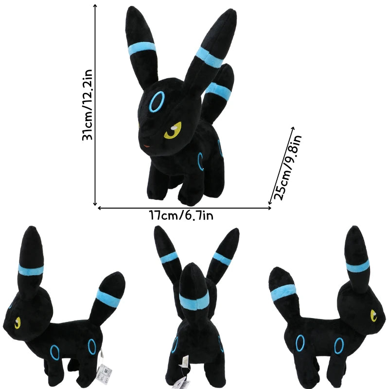 9 Styles Pokemon Umbreon Kawaii Soft Plush Toys Cute Anime Standing Shiny Umbreon Stuffed Animals Peluche Dolls Birthday Gifts