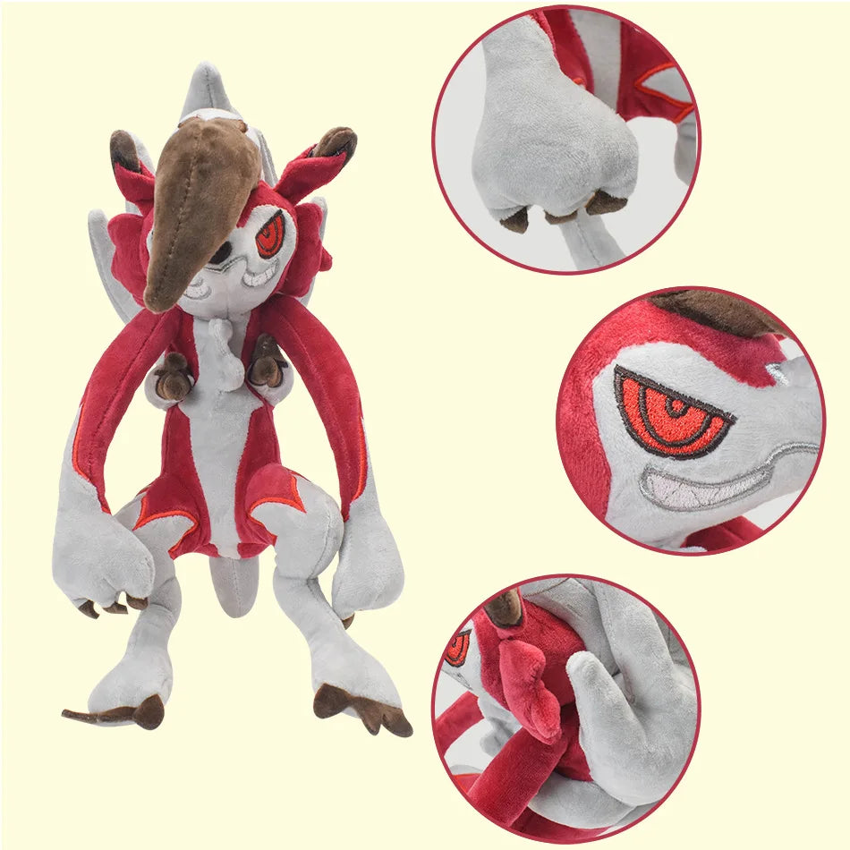 Pokemon Anime Shiny Lycanroc Animals Midnight Midday Lycanroc Wolf Plush Peluche Soft Stuffed Toys Dolls Kids Gifts