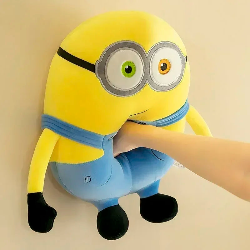 2024 Hot Cute Minions Movie Characters Yellow Plush Toys Bob Stuart In Jeans Soft Toys Dolls & Hobbies Christmas Birthday Gifts