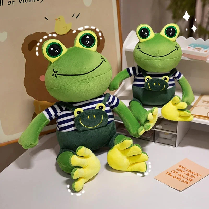 Cute Stuffed Frog Plush Toy Soft Animal Big Eyes Frogs Anime Doll Baby Hug Pillow Children Kawaii Christmas Birthday Gifts