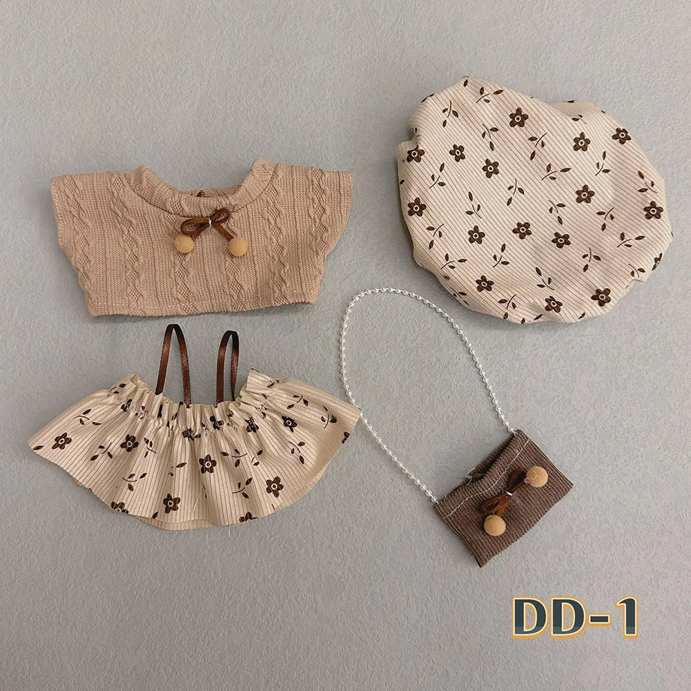 For Nommi /20 cm Cotton Doll Clothing Set Clothing Toy Accessories suit for doll cloth decoration