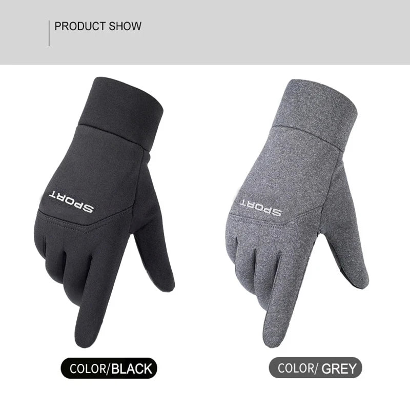 2025 High Quality Winter Men's and Women's Warm Gloves Plush Outdoor Sports Windproof and Cold proof Bicycle Gloves