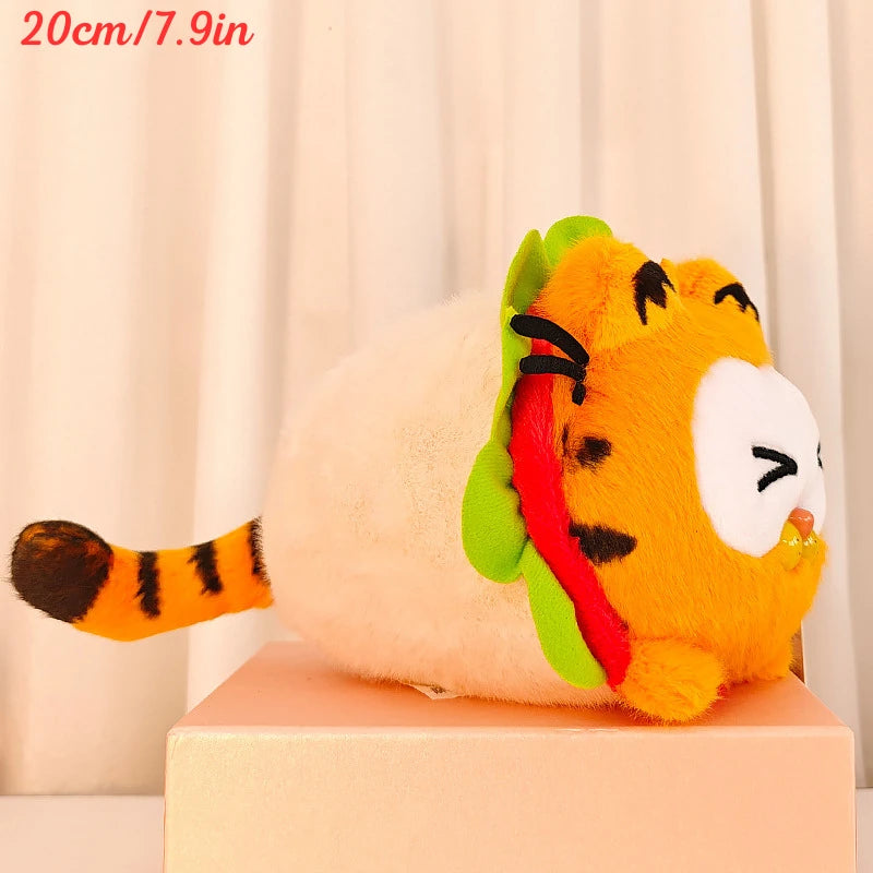 Original Garfield Cat Anime Plush Toys Cute Garfield Family Odie Stuffed Anime Plushies Kawaii Cartoon Peluche Dolls Gifts Kids