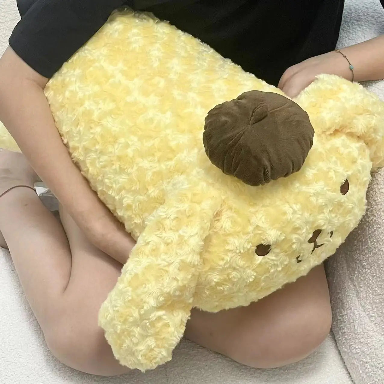 50cm Pom Pom Purin Plushies Cartoon Long Pillow Stuffed Anime Back Cushion Sofa Bed Japanese Style Dog Plush Toy Cuddly Gifts