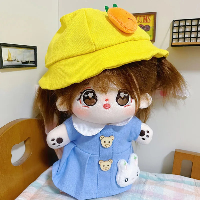 20cm IDol Doll Anime Plush Cotton Dolls with Clothes Cute Stuffed Star Figure Doll Toys Plushies Toys Fans Collection Gifts