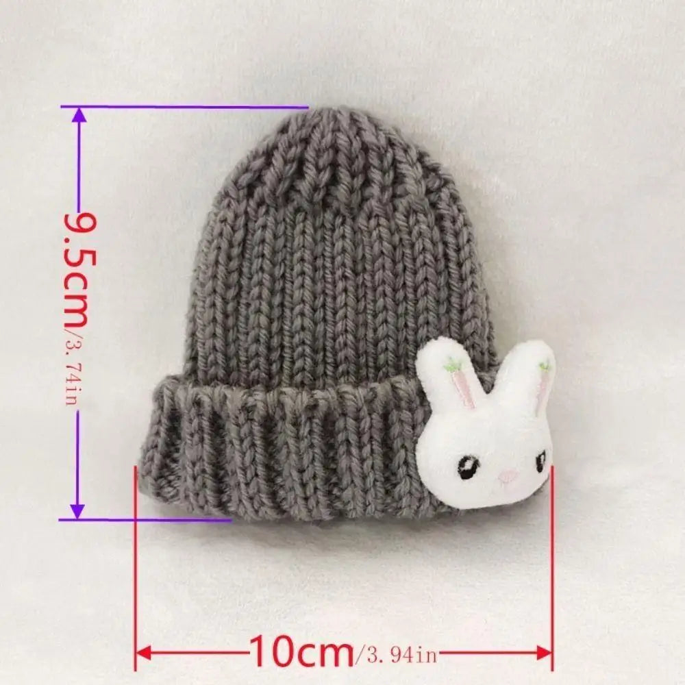 Doll Hat for Dollhouse Miniature 17cm for Labubu Color Match Hat Kawaii Cute Doll Accessories Kids Girls Toys