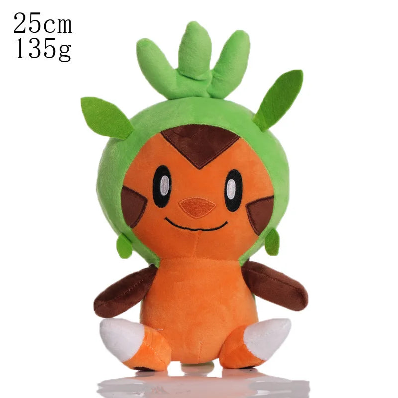 Newest Pokemon 70 Types Elf Plush Pikachu Toys Elekid Lucario Celebi Stuffed Doll Sprigatito Fuecoco Quaxly Plushies Xmas Gifts