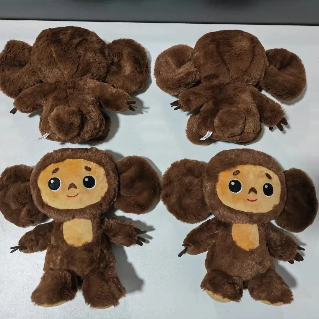 New Russia Anime Cheburashka Plush Doll Big Eyes Monkey Чебурашка Stuffed Plushie Toys Lovely Appease Pillow For Kids Gifts