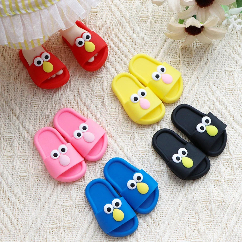 Sandal Shoes Suitable for 15-17cm labubu V1 V2 Dolls Slipper Shoes BJD Blythe OB11 Dolls Accessories DIY Doll Toys