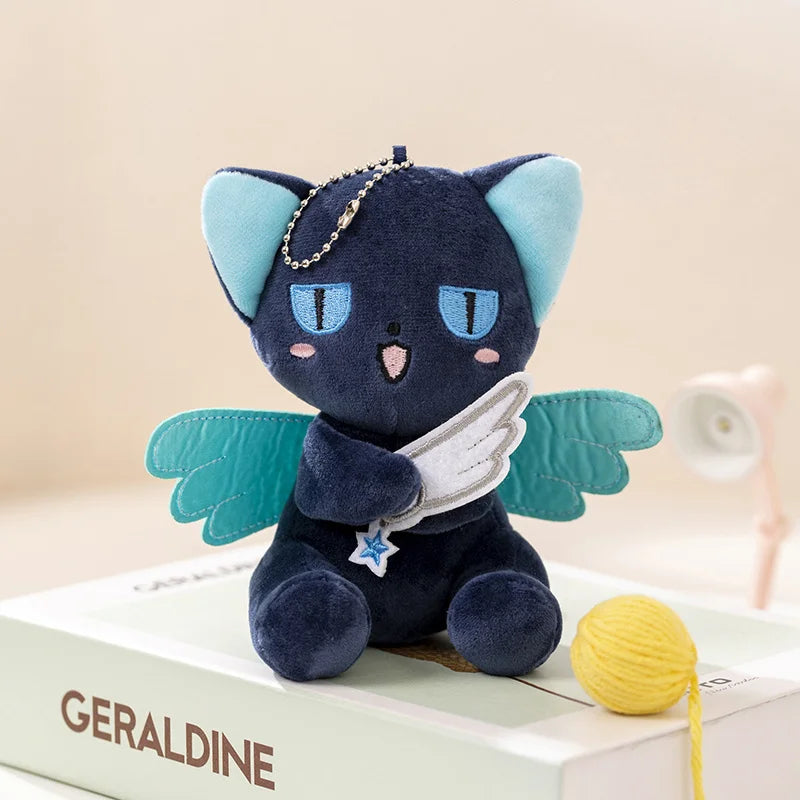 13cm Cute Cat With Wing Plush Doll Pendant Doll Beautiful Room Car Bag Decoration Pendant Opening Holiday Gift