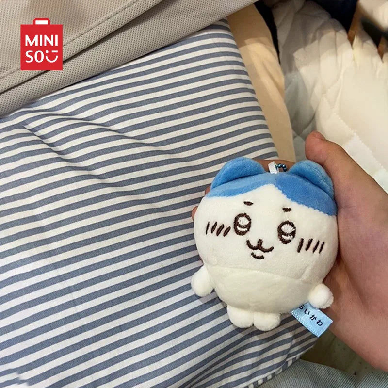 MINISO Chiikawas 10cm Doll Pendant Toy Kawaii Hachiware Usagi Cartoon Bag Mobile Plush Doll Schoolbag Pendent Toys Girls Gifts