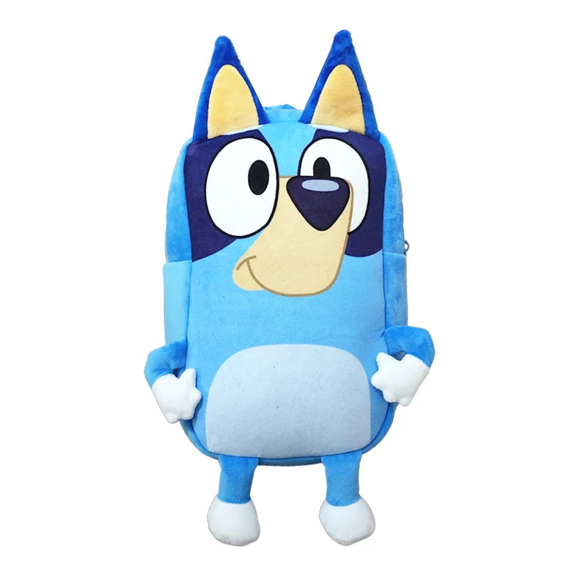 Bluey And Bingo Plush Backpack Anime Figure Muffin Dog Models Cartoon Fashion Mini Schoolbag Storage Bag Gift For Children