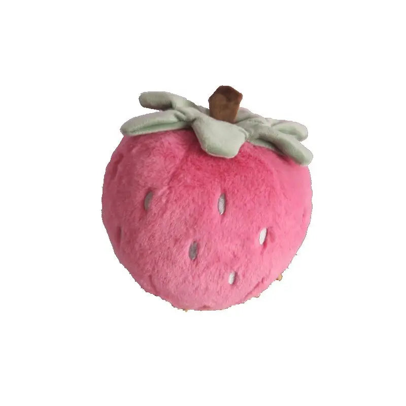 Creative Fruit Cute Strawberry Plush Cartoon Fruit Stuffed Toy Decorative Sofa Cushion Pillow Kawaii Fun Sleeping Toy Girl Gifts