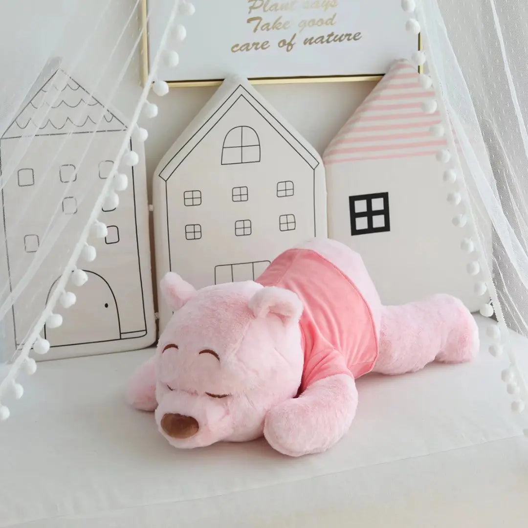 Winnie the Pooh Plush Doll Kawaii Bear Tissue Box Lovely Car Decor Stuffed Doll Animal Sofa Cushion Bedside Pillow Gift for Girl