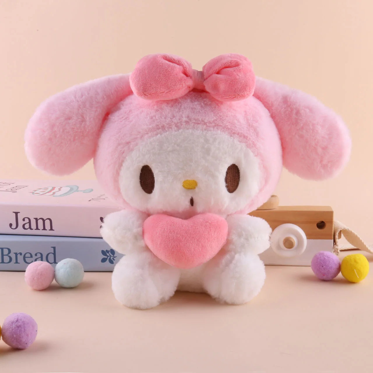 22cm Sanrio Hello Kitty Kuromi Pillow KT Plush Toy Girls Soft Stuffed Animal Toys Heart My Melody Cinnamoroll Stuff Doll Gifts