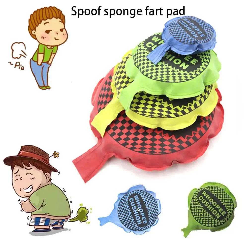 Kids Fun Baby Prank Toys Whoopee Cushion Jokes Gags Pranks Maker Trick Funny Toy Fart Pad Pillow Perdushka For Child Adult Toy