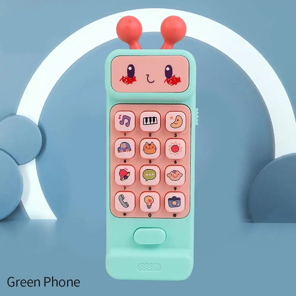 Baby Phone Toys Bilingual Telephone Teether Music Voice Toy Early Educational Learning Machine Electronic Children Gift Baby Toy