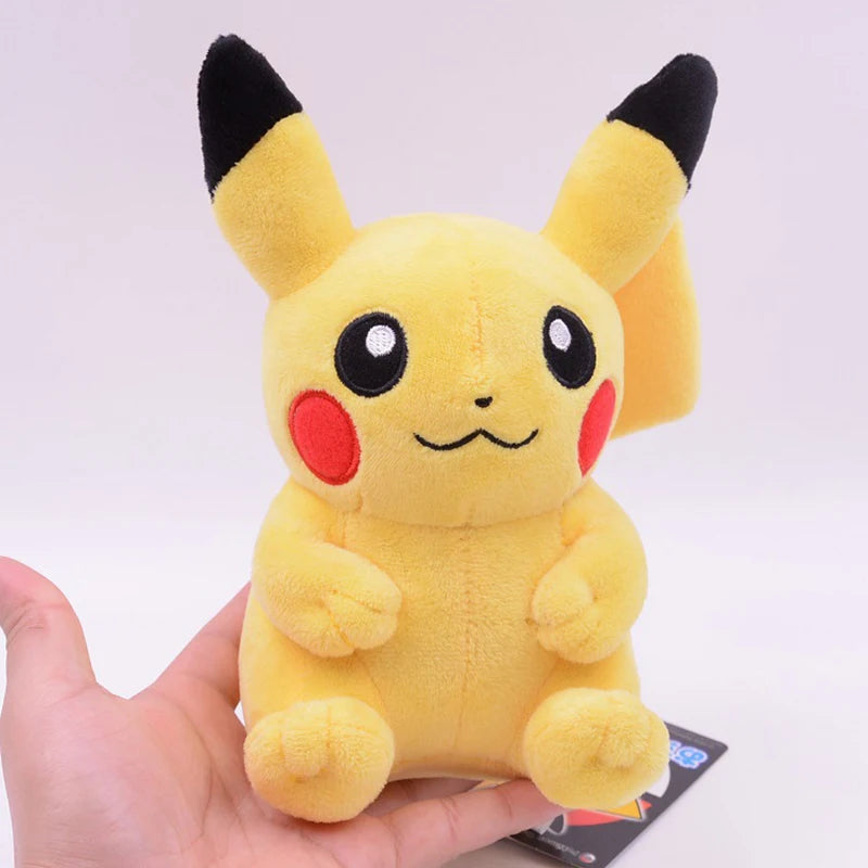 20CM Pikachu Plush Doll Pokemon Plush Toy Cute Cartoon Animal Peluche Gift for Kids