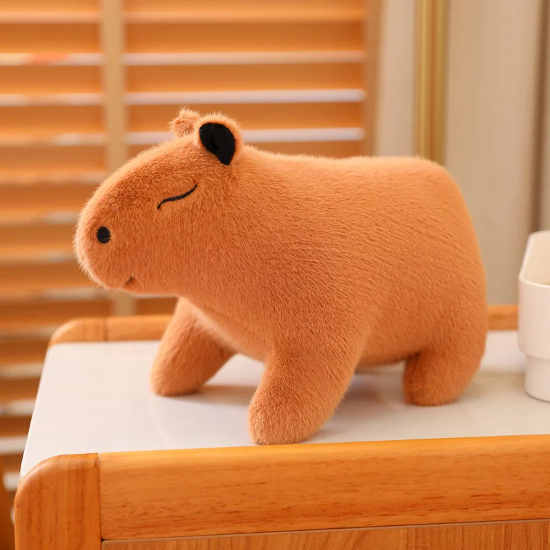 20/36cm Fluffy Capybara Plush Doll Kawaii Capybara Stuffed Toy Simulation Stuffed Animals Kids Juguetes Birthday Gift Home Decor