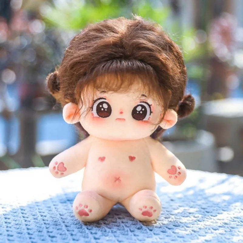 20cm IDol Doll Anime Plush Star Dolls Cute Stuffed Customization Figure Toys Cotton Doll Plushies Toys Fans Collection Gift