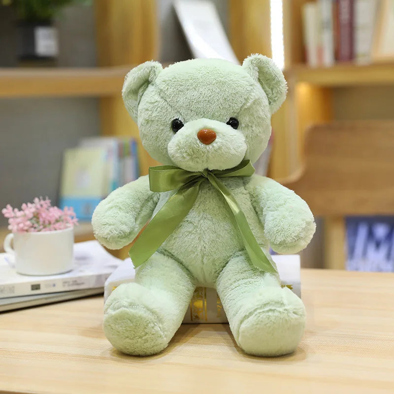 Cute Teddy Bear Plush Soft Stuffed Bear Animal Toy Plushie Kawaii Cat Baby Sleeping Toys Home Decor For Kids Girl Gifts