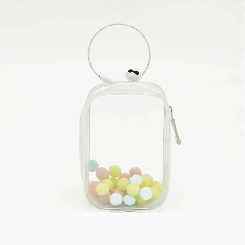 For Labubu Portable Transparent PVC Mystery Doll Organizer Box Selling only bags