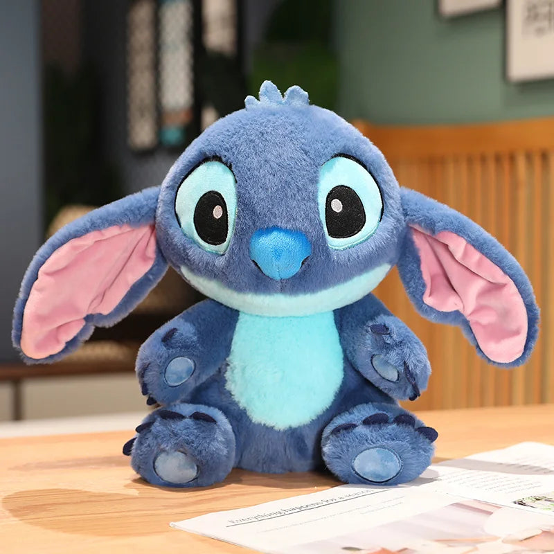 Kawaii Disney Cartoon Blue Purple Stitch Plush Dolls Anime Toys Lilo and Stitch Stitch Plush Stuffed Toys Xmas Gifts for Kids