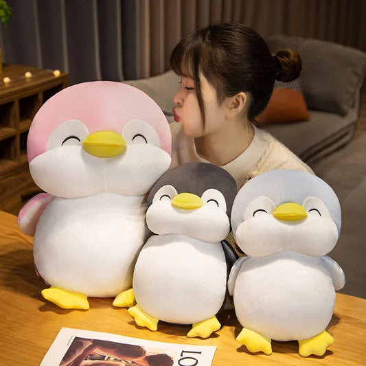 1PC 30cm-55cm Kawaii Penguin Plush Doll Soft Stuffed Cartoon Animal Toy Cute Animal Birthday Christmas Gift for Girlfriend