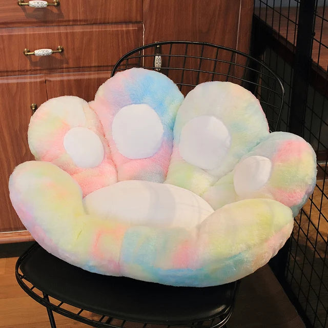 70/80cm Kawaii Cat Paw Plush Toys Cute Soft Stuffed Plush Cushion Chair Sofa Butt Pad for Home Room Decoration Office Nap Dolls