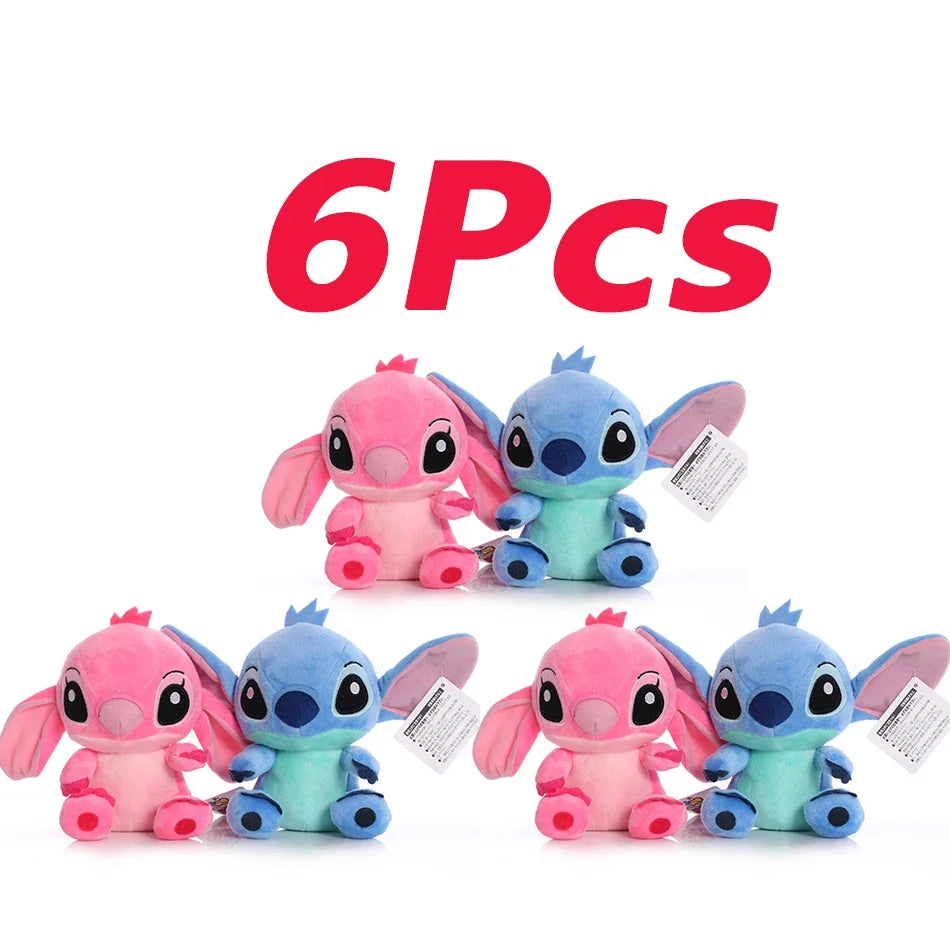 12cm 20cm 25cm Stitch Stuffed Plush Models Cartoon Stuffed Plush Dolls Anime Plush Baby Toys Kawaii Kids Birthday Gift