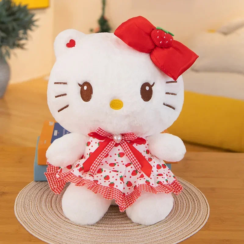 50cm Sanrio Large New Floral Skirt Kuromi Plush Toy My Melody Doll Hello Kitty Stuffed Animal Girls Children Christmas Gift