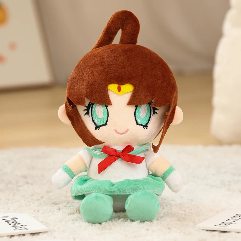 25Cm Kawaii Sailor Moon Plush Toys Tsukino Usagi Moon Cat Moon Hare Girly Heart Chibiusas Stuffed Anime Dolls Kid Gifts