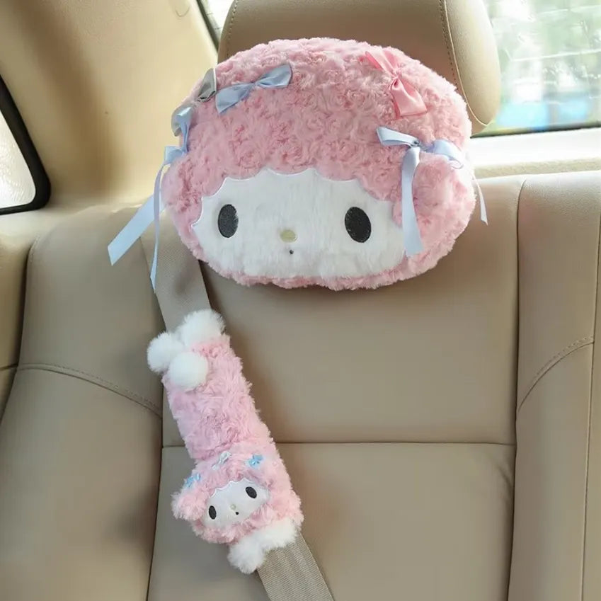 Sanrio My Melody Car Seat Accessories Set - Plushy Mart