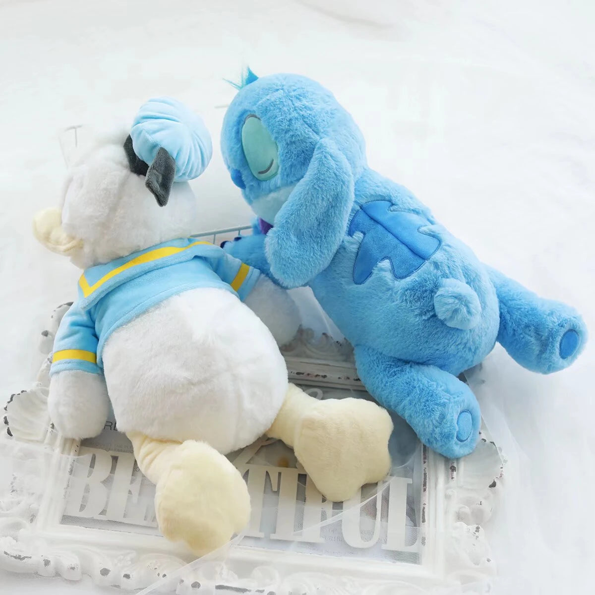 Cute Dumbo Donald Duck Stitch Plush Toy Lovely Anime Doll Cuddly Stuffed Animal Kawaii Sleeping Pooh Bear Xmas Gift Girl