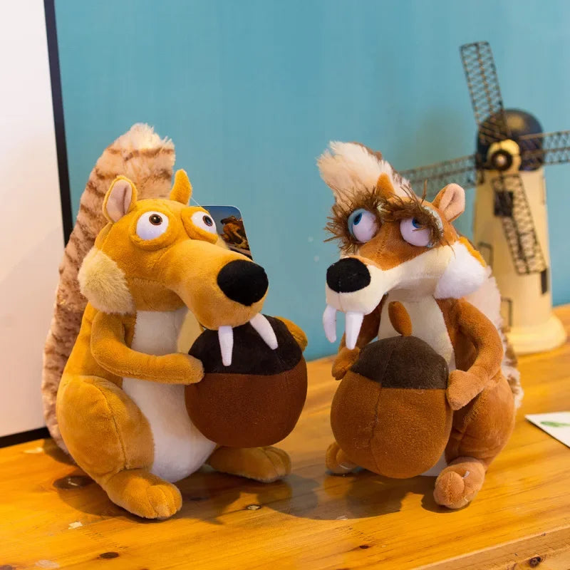 Ice Age Doll Plush Toys Animation Mammoth Squirrel Sloth Saber-Toothed Tiger Cartoon Dolls Gripper Dolls Disney Anime Toys Gift