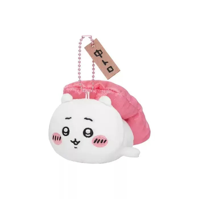 Cute Chikawa Sushi Series Doll Hachiware Plush Car Keychain 2DUsagi Student School Bag Pendant Peripheral Holiday Couple Gift