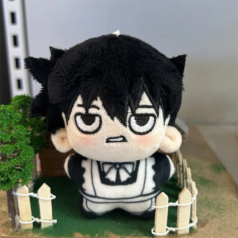 12cm Plush Doll Mob Psycho 100 Keychain Jujutsu Kaisen Stuffed Toys Cute Anime Peripheral Backpack Decoration Collection Gift