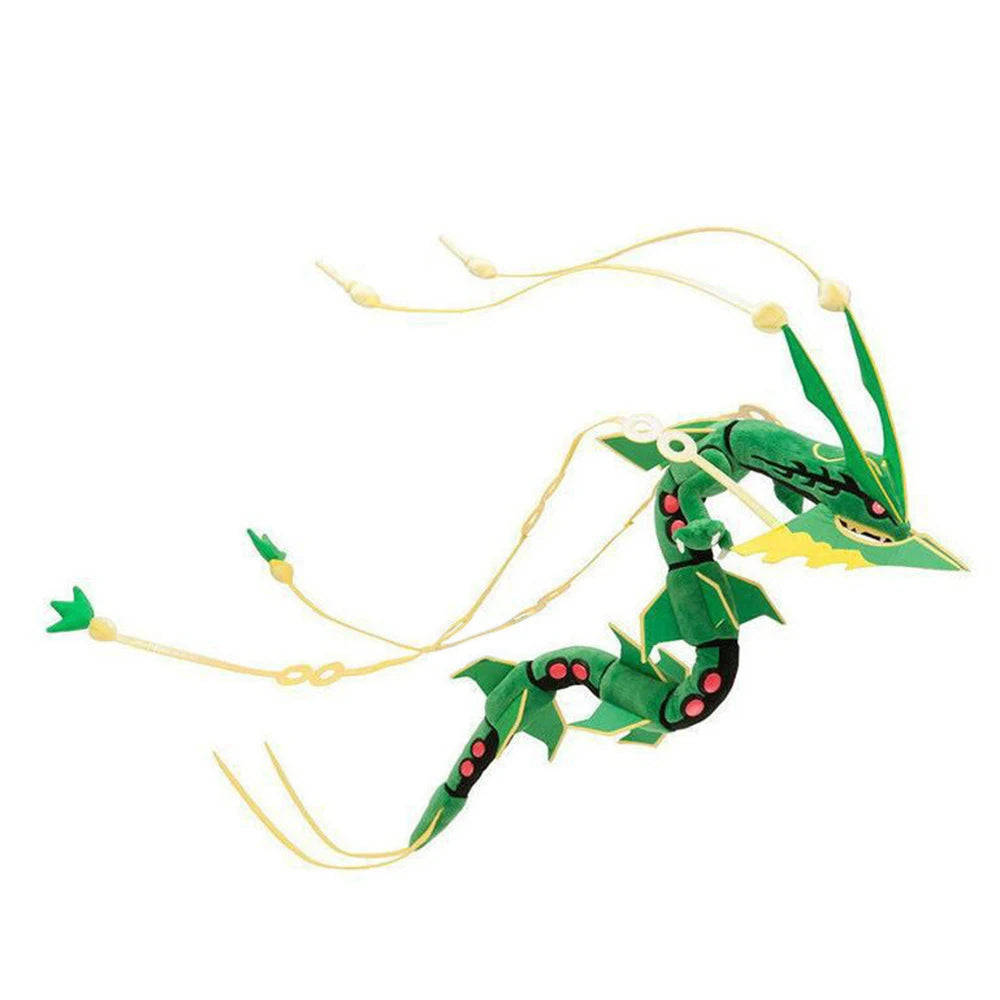 75cm Pokemon Sky Dragon Plush Doll Cartoon Anime Rayquaza Plush Toys Soft Stuffed Kawaii Dragon Doll Birthday Gift For Children