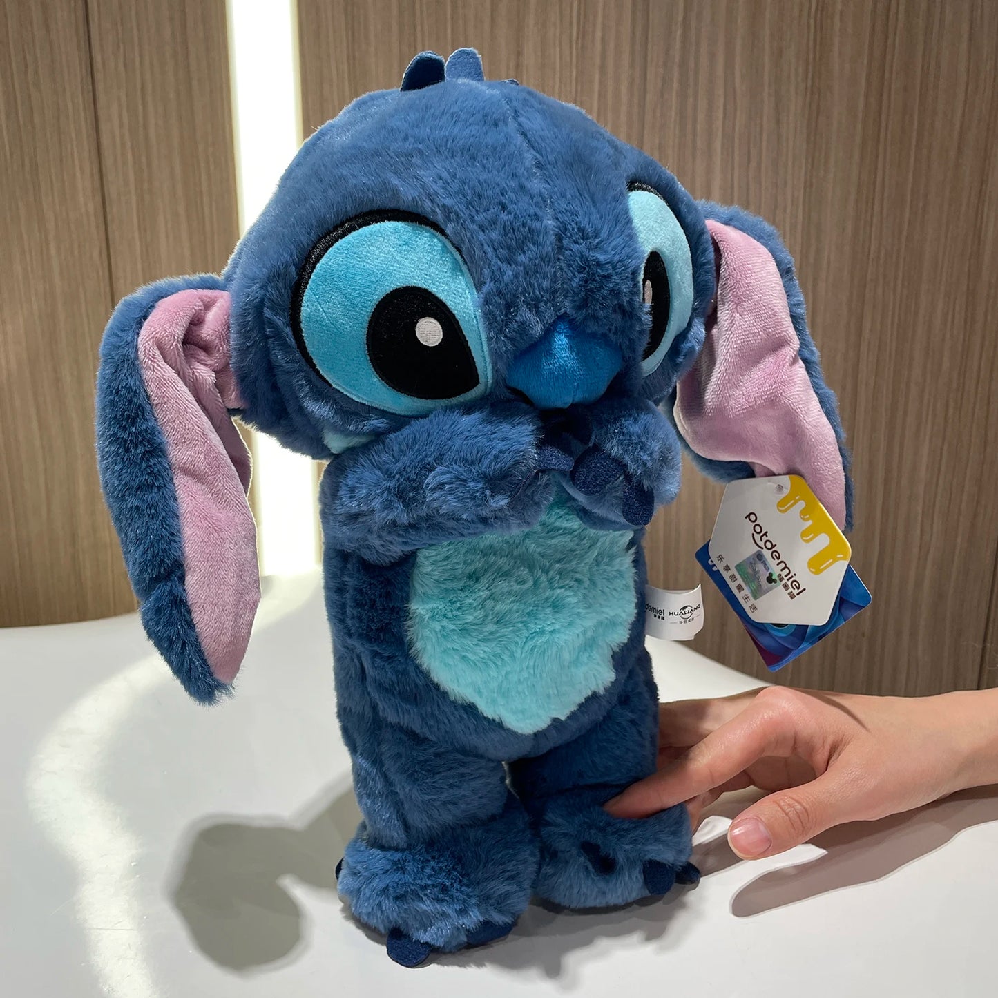 Genuine Disney Lilo & Stitch Plush Toy Doll Sitting Stitch Stuffed Soft Toy Car Pillow Comforting Toy Kids Xmas Birthday Gift