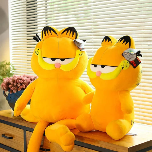 Kawaii Anime Cartoon Garfield Cute Plush Pillow Toys Doll 40Cm Doll Creative Sofa Decoration Kids Children Girls Boys Gifts