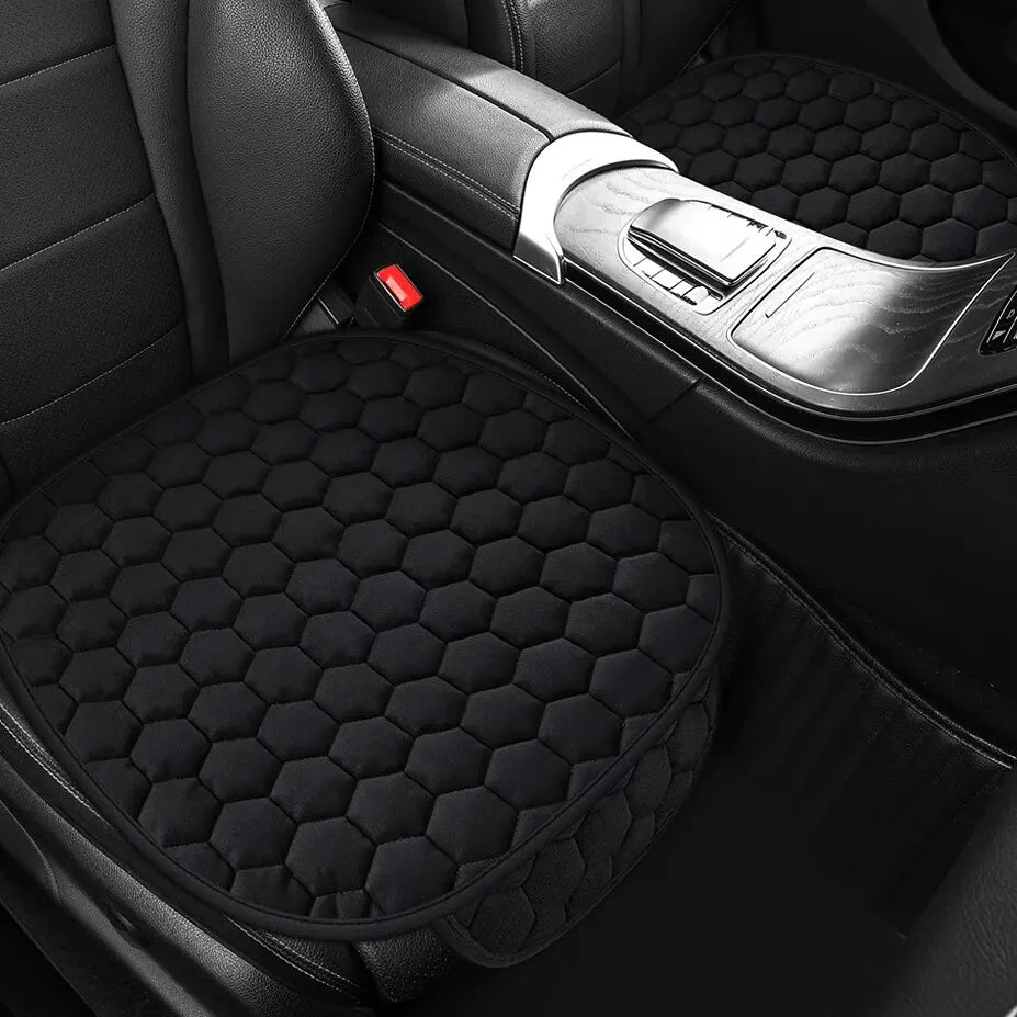 Short Velvet Autumn and Winter Car Seat Cushion Plush Single Anti-slip Square Cushion Warm and Wear-resistant