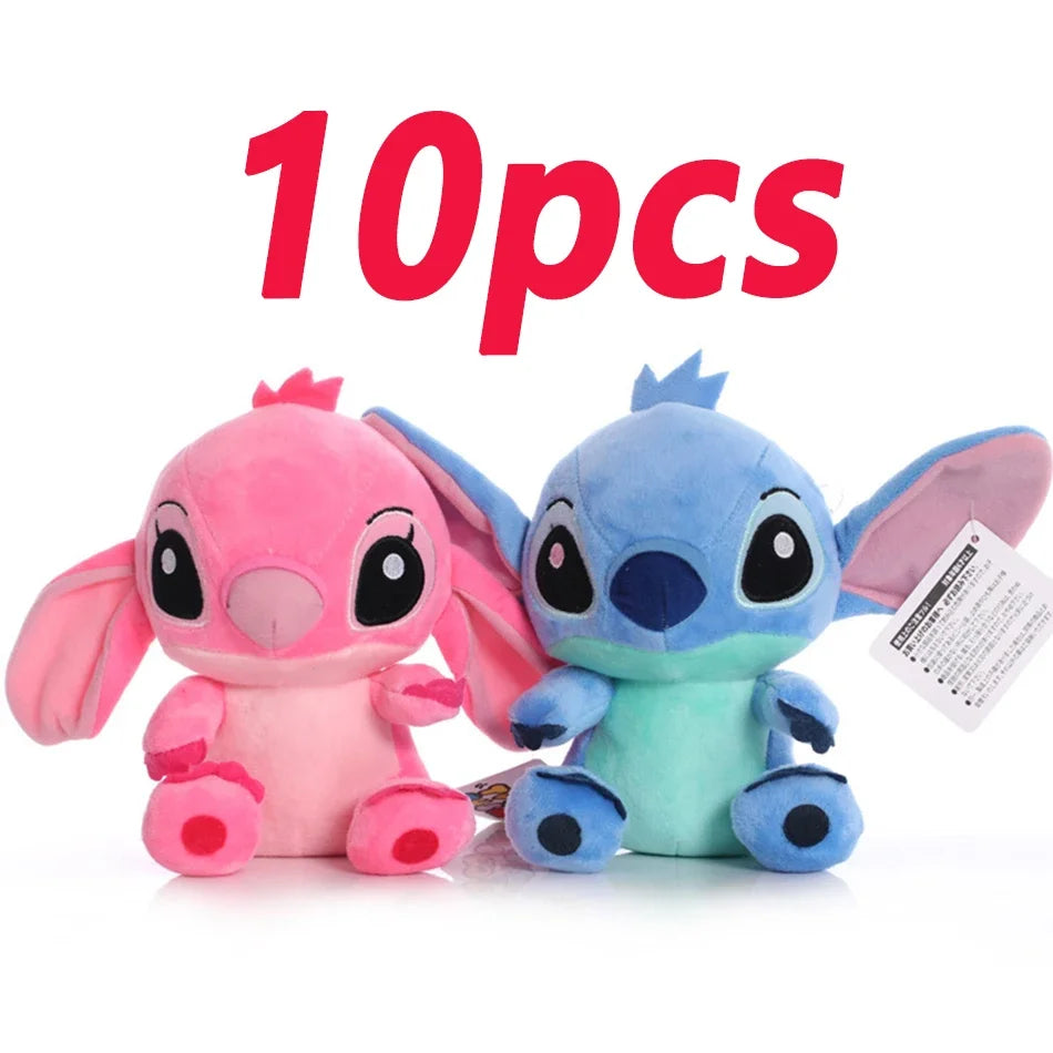 12cm 20cm 25cm Stitch Stuffed Plush Models Cartoon Stuffed Plush Dolls Anime Plush Baby Toys Kawaii Kids Birthday Gift